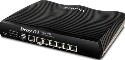 Draytek Vigor 2927 bedrade router Gigabit Ethernet Zwart