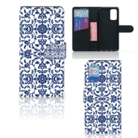 Samsung Galaxy A32 4G Hoesje Flower Blue - thumbnail