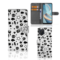 Telefoonhoesje met Naam OPPO Reno4 Z Silver Punk - thumbnail