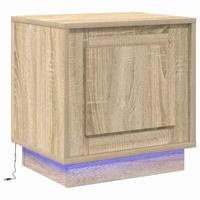 Nachtkastje 2 pcs Sonoma eiken 44 x 34,5 x 45 cm Bewerkt hout - thumbnail