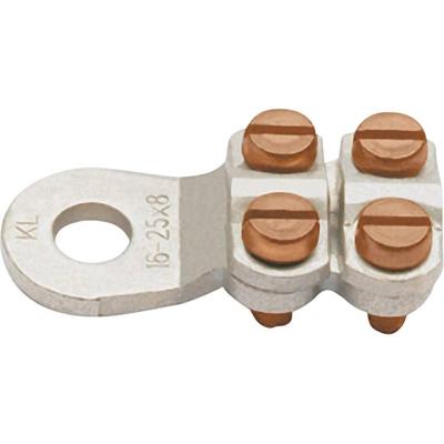 Klauke 584R10 Ringkabelschoen 4 schroeven Dwarsdoorsnede (max.): 25 mm² Schachtdiameter: 10.5 mm Ongeïsoleerd Metaal 1 stuk(s) Klauke 584R10 Ringkabelschoen 4 schroeven Dwarsdoorsnede (max.): 25 mm² Schachtdiameter: 10.5 mm Ongeïsoleerd Metaal 1 stuk(s)