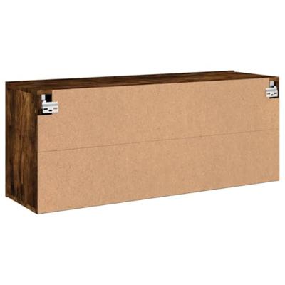 Tv-meubel wandgemonteerd 100x30x41 cm gerookt eikenkleurig