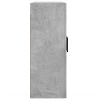 Wandkast 69,5x34x90 cm bewerkt hout betongrijs - thumbnail
