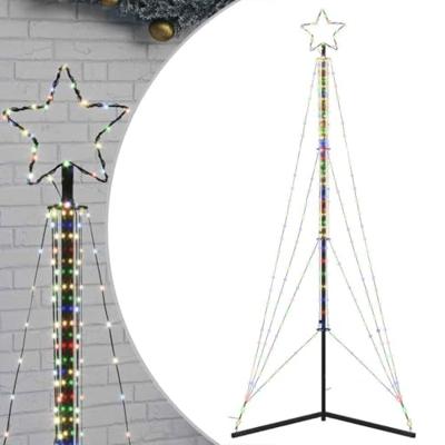 VidaXL Led-kerstboom 483 leds kleurrijk 240 cm