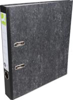 Q-CONNECT ordner, voor ft A4, uit karton, rug van 5 cm, gewolkt zwart - thumbnail