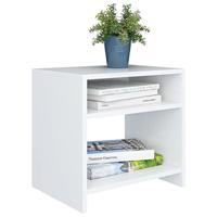 VidaXL Nachtkastjes 2 st 40x30x40 cm bewerkt hout wit - thumbnail
