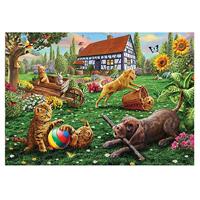 Legpuzzel honden en katten 500 stukjes - thumbnail