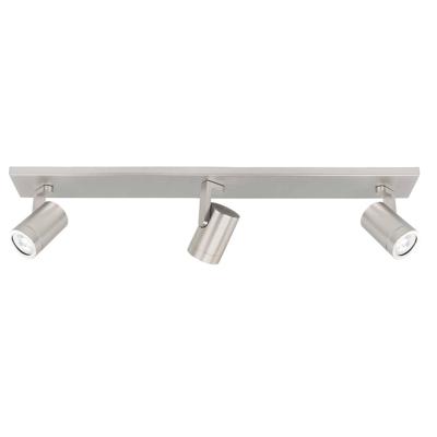 Highlight OpbouwspotHalo Spot nikkel 3-lichts recht - S7149.30