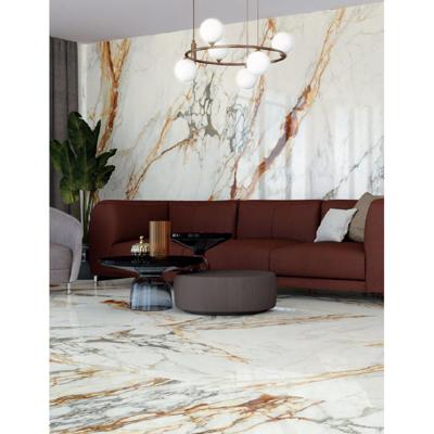 Vloer- en Wandtegel XL Uluru Pulido 120x260 cm Marmerlook Wit E-Tile