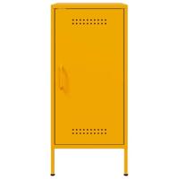 Dressoir 36x39x79 cm koudgewalst staal mosterdgeel - thumbnail