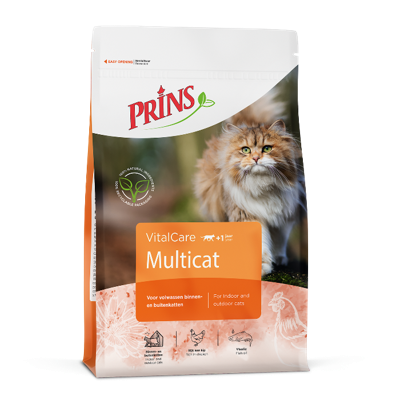 Prins VitalCare Multicat kattenvoer 4 kg
