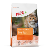 Prins VitalCare Multicat kattenvoer 4 kg - thumbnail