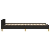 Bedframe zonder matras 90x190 cm stof zwart - thumbnail