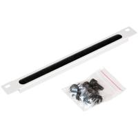 ROLINE 10-inch kabeldoorvoer, met borstelstrook 0.5HE grijs - thumbnail