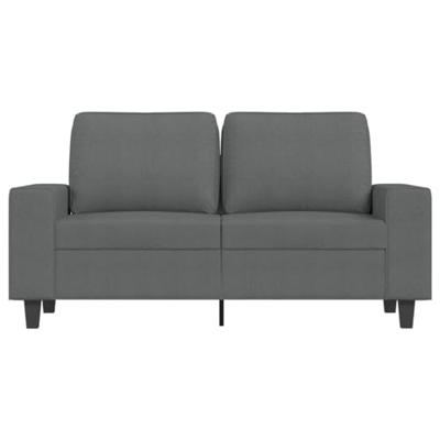 Tweezitsbank 120 cm stof donkergrijs Tweezitsbank 120 cm stof donkergrijs