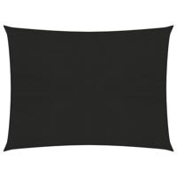 Zonnezeil 160 g/m 3x4 m HDPE zwart - thumbnail