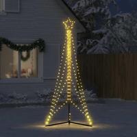 VidaXL Led-kerstboom 483 leds warm wit 240 cm - thumbnail