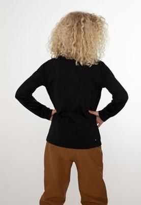 Protest Rewillowy 1/4 Zip Pully Kinderen True Black 152