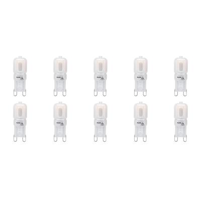 LED Lampen Set met G9 Fitting - 10 Stuks - 2W Warm Wit 3000K - Vervangt 18W