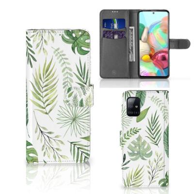 Samsung Galaxy A71 Hoesje Leaves Samsung Galaxy A71 Hoesje Leaves