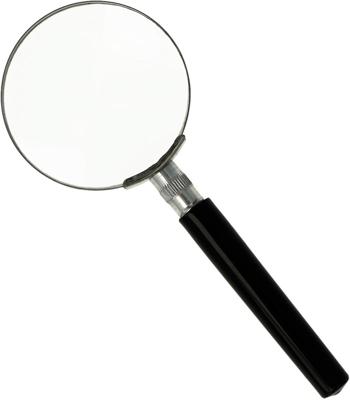 Westcott leesloep, diameter: 60 mm, vergroot tot 5 keer, zwart