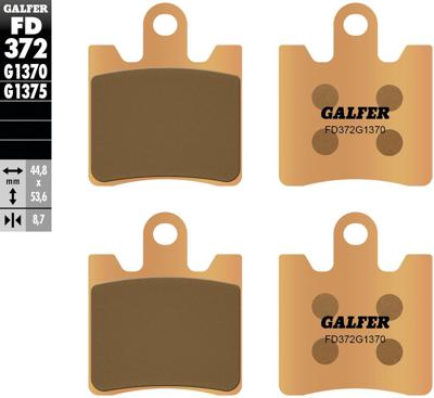 GALFER remblokken "fd372" brake pad fd372 g1370 sint.metal street