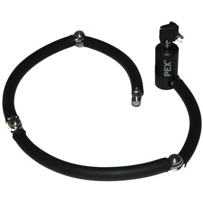 PEX Scharnierarm slot zwart 72cm