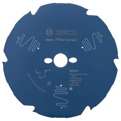 Bosch Accessories Expert for Fiber Cement 2608644349 Cirkelzaagblad 250 x 30 x 1.8 mm Aantal tanden: 6 1 stuk(s)