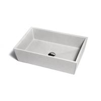 Opzet Wastafel Urbi et Orbi Concis Beton 60x40x16 cm Bruin Beige - thumbnail