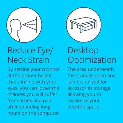 Kensington SmartFit monitorstandaard, zwart