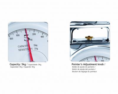 Keukenweegschaal Haeger KS-10S.014A Grijs