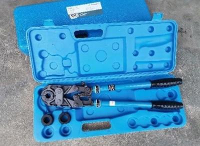 Kirchhoff Handkrimptang, met inzetstukken 16-20-26 mm, voor meerlagenbuis - 988883555