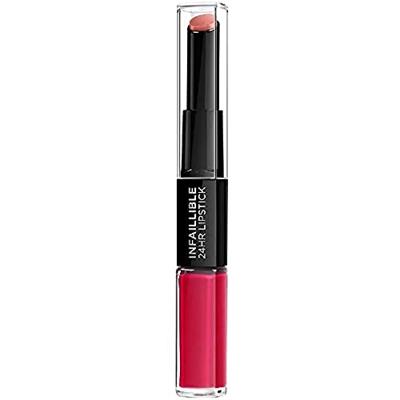 L’Oréal Paris Make-Up Designer Infaillible 24H Lipstick - 701 Cerise - Rood - Langhoudende, Verzorgende Lippenstift - 5 ml