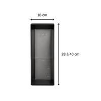 Zenker broodbakvorm verstelbaar black metallic 28-40cm - thumbnail