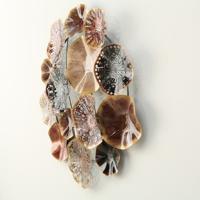 Wanddecoratie benoni van metaal - thumbnail