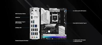 Moederbord ASRock 90-MXBQK-A0UAYZ LGA 1151 AMD AM5 AMD - thumbnail