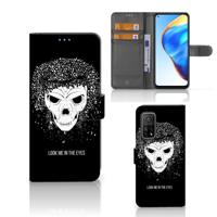 Telefoonhoesje met Naam Xiaomi Mi 10T Pro | Mi 10T Skull Hair - thumbnail