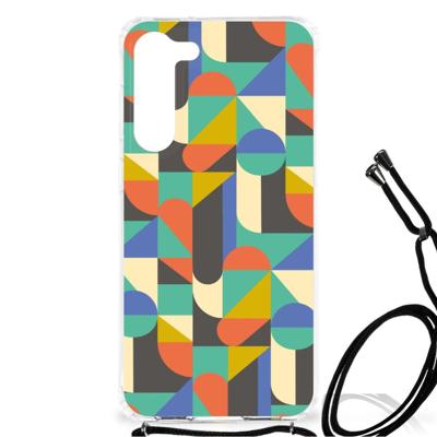 Samsung Galaxy S23 Plus Doorzichtige Silicone Hoesje Funky Retro Samsung Galaxy S23 Plus Doorzichtige Silicone Hoesje Funky Retro