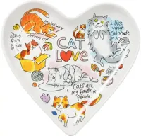 BLOND AMSTERDAM BORD HART CAT LOVE 22 CM - thumbnail