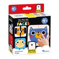Banana Panda - on-the-go puzzel halve gezichten - 16st. - thumbnail