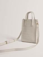 Ted Baker Wenissa Croc Effect Small Icon Bag-Ivory - thumbnail