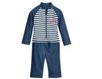 Playshoes zwempak lange mouw Anker Marine Wit-98-104 - thumbnail