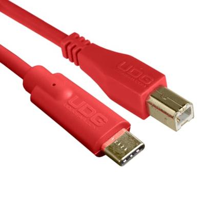 UDG U96001RD USB 2.0 USB-C - USB-B 1.5 meter rood