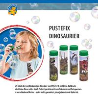 Classic Pustefix Soap Bubble Bottle Dinosaurs Assortment (25) - thumbnail