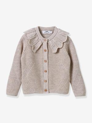 Babyvestje van wol CYRILLUS beige