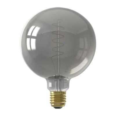 Calex Globe G125 Titanium Flex Filament 220-240V 4W 136lm 1800K E27 Dimbaar met LED dimmer