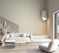 Marburg Travertino Behang met gevlochten wickerlook - 33385 - thumbnail