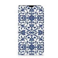 iPhone 13 Mini Smart Cover Flower Blue - thumbnail