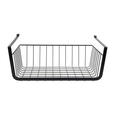 Hangmand voor onder plank - zwart - 36x25x13 cm Hangmand voor onder plank - zwart - 36x25x13 cm