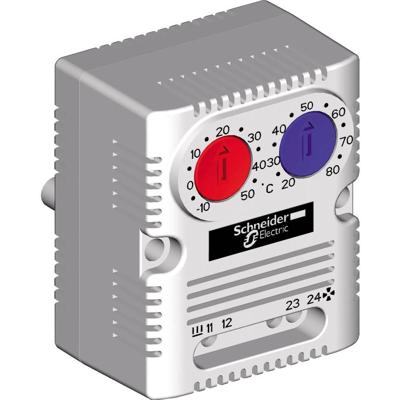Schneider Electric Thermostaat voor schakelkast NSYCCOTHD 250 V 1x NO, 1x NC (l x b x h) 44 x 56 x 68 mm 1 stuk(s) Schneider Electric Thermostaat voor schakelkast NSYCCOTHD 250 V 1x NO, 1x NC (l x b x h) 44 x 56 x 68 mm 1 stuk(s)